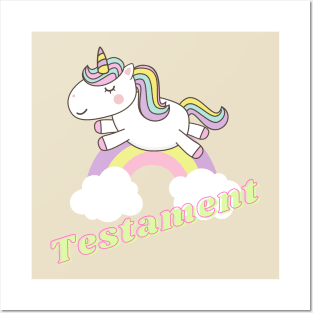 testament ll unicorn Posters and Art